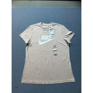 Nike Swoosh Tee  Women Sz L Brand New